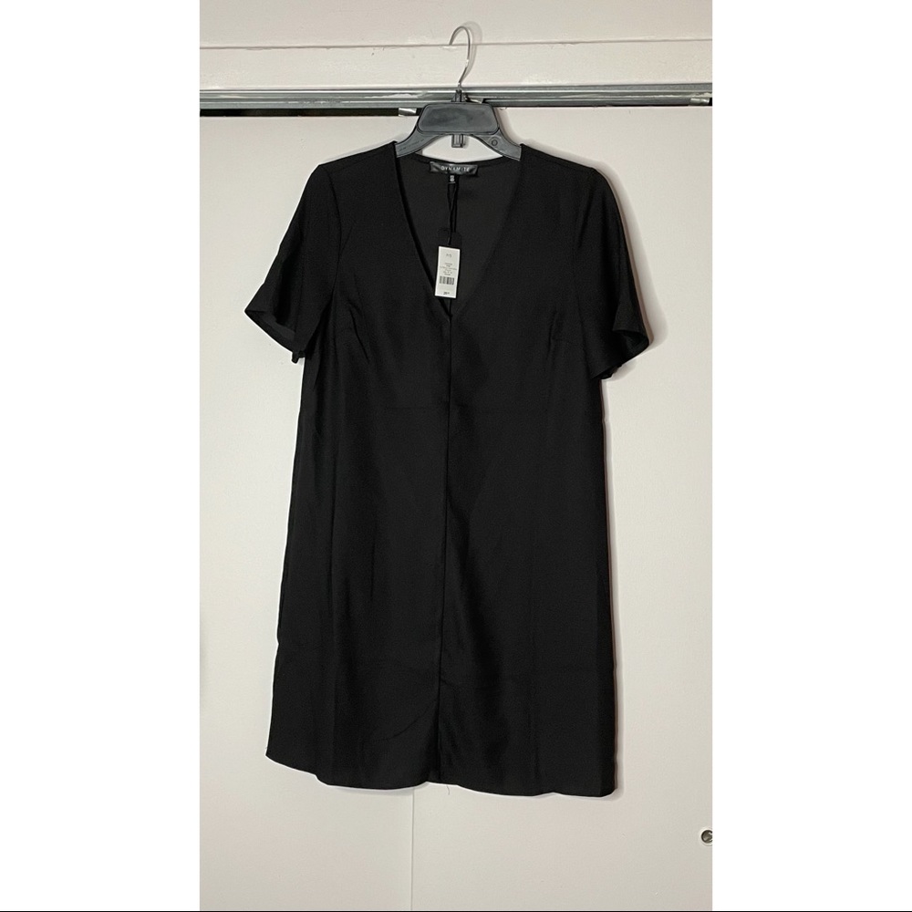 Dynamite - Satin T-Shirt Dress